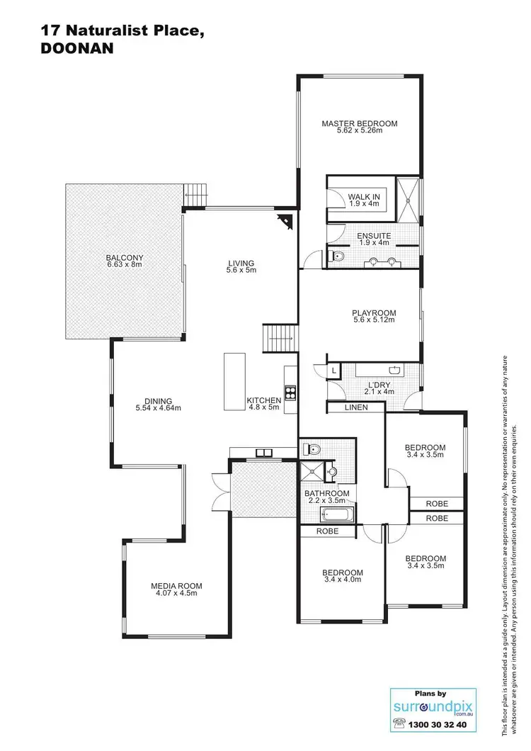 Floorplan of Homely house listing, 17 Naturalist Place, Doonan QLD 4562