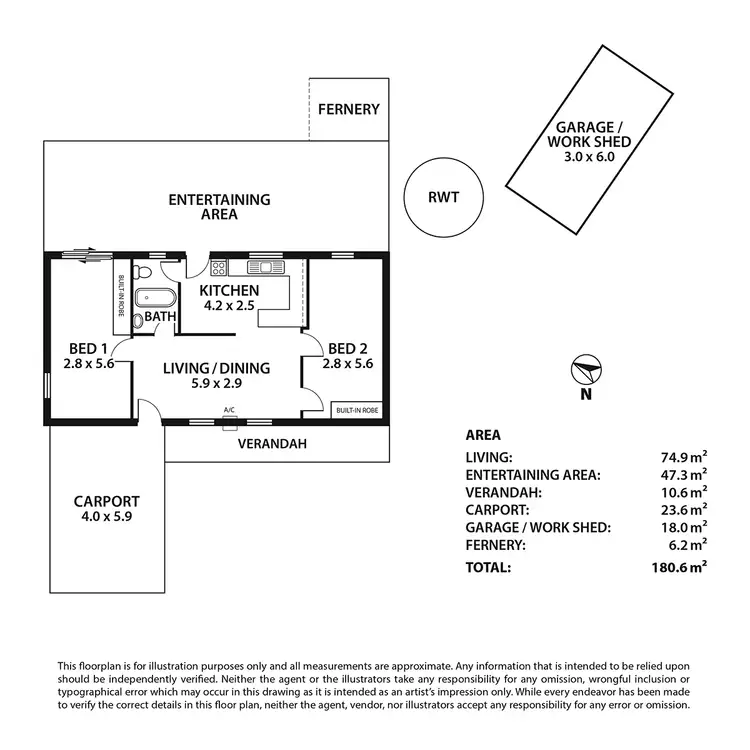 Floorplan of Homely house listing, 11 Carruthers Court, Strathalbyn SA 5255