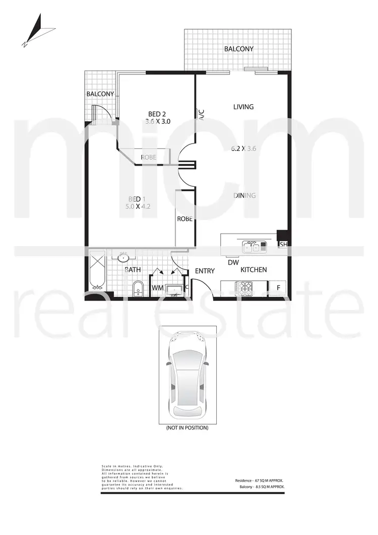 Floorplan of Homely apartment listing, 276/88 Kavanagh Street, Southbank VIC 3006