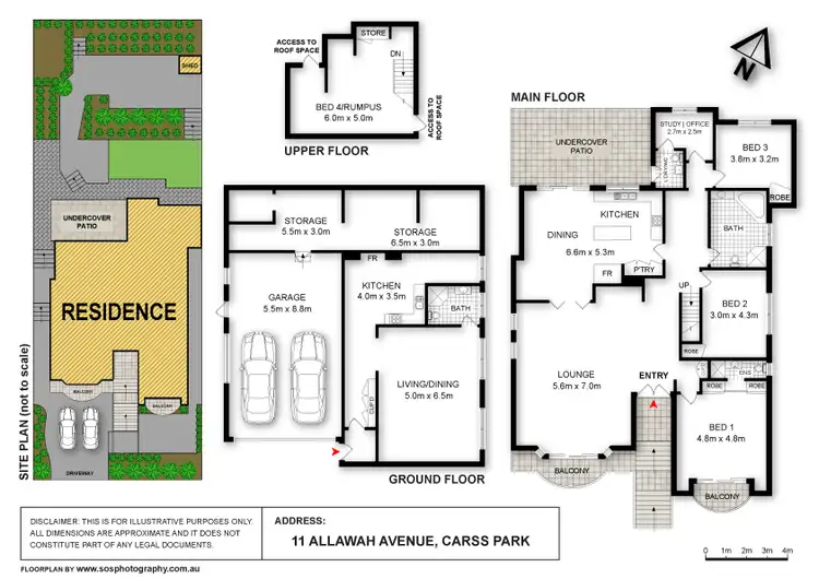 Floorplan of Homely house listing, 11 Allawah Avenue, Carss Park NSW 2221
