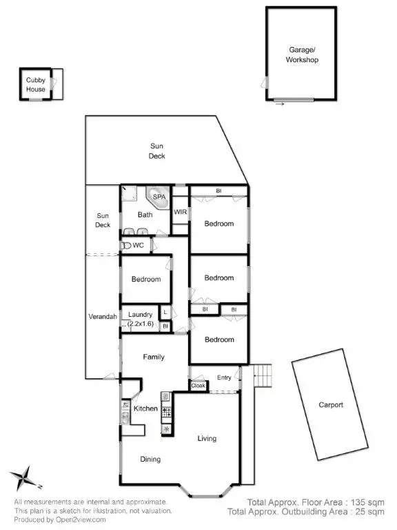 Floorplan of Homely house listing, 12 Corina Place, Kingston TAS 7050