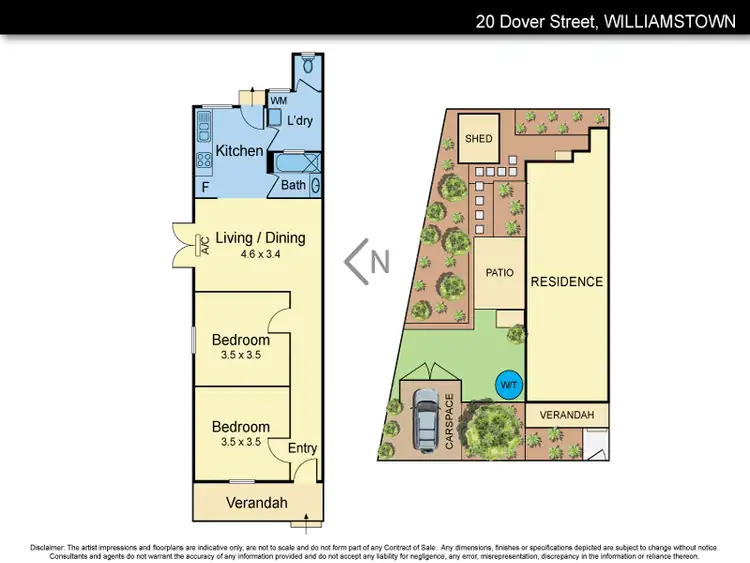 Floorplan of Homely house listing, 20 Dover Road, Williamstown VIC 3016