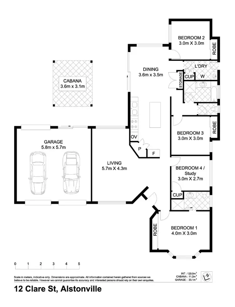 Floorplan of Homely house listing, 12 Clare Street, Alstonville NSW 2477