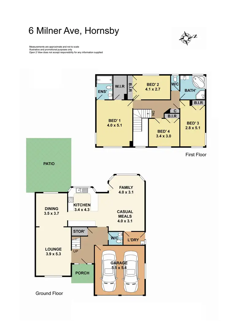 Floorplan of Homely house listing, 6 Milner Avenue, Hornsby NSW 2077