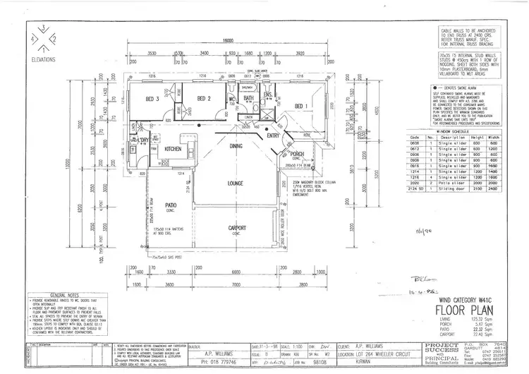 Floorplan of Homely house listing, 3 Wheeler Circuit, Kirwan QLD 4817