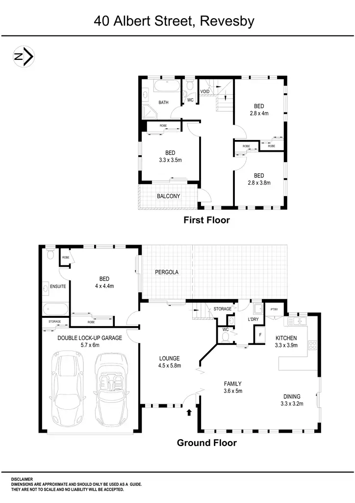 Floorplan of Homely house listing, 40 Albert Street, Revesby NSW 2212