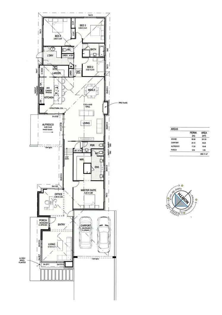 Floorplan of Homely house listing, 45 Monk St, Kensington WA 6151