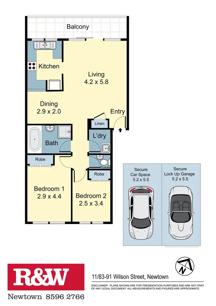 Floorplan of Homely apartment listing, 11/83-91 Wilson Street, Newtown NSW 2042