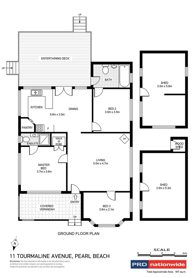 Floorplan of Homely house listing, 11 Tourmaline Avenue, Pearl Beach NSW 2256