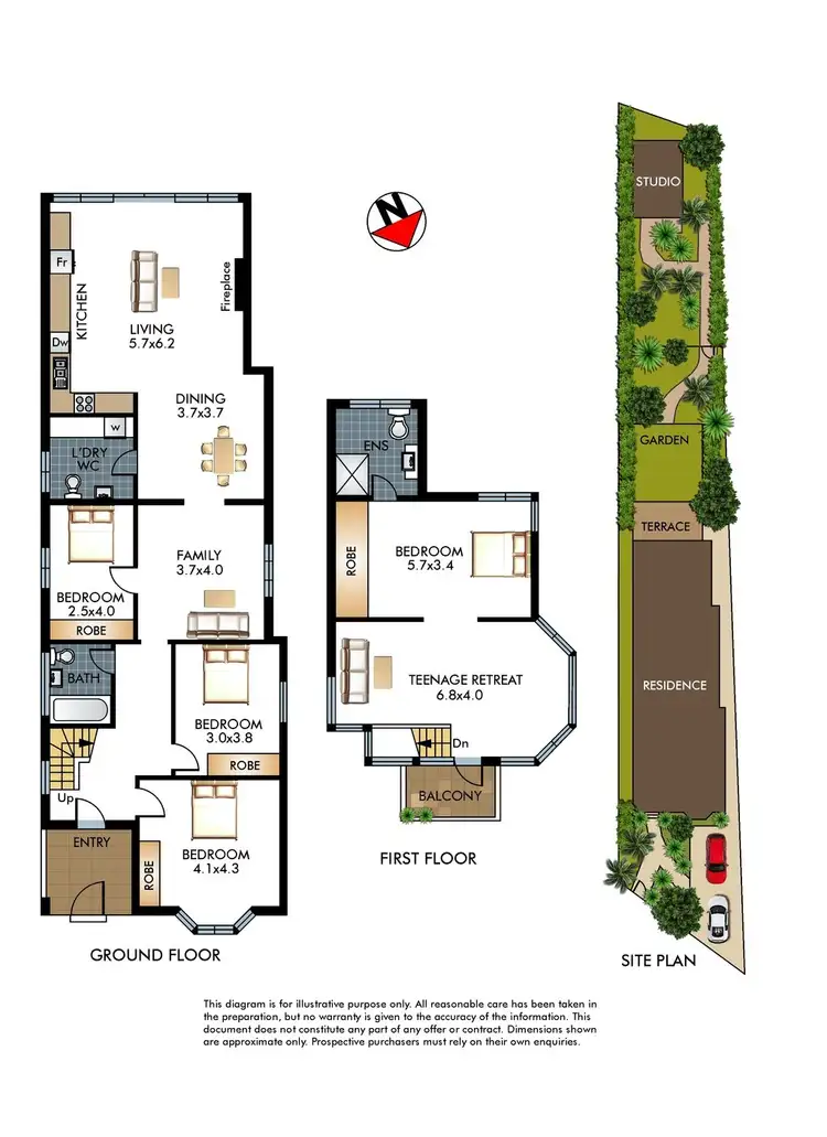 Floorplan of Homely house listing, 60 Sir Thomas Mitchell Road, Bondi Beach NSW 2026