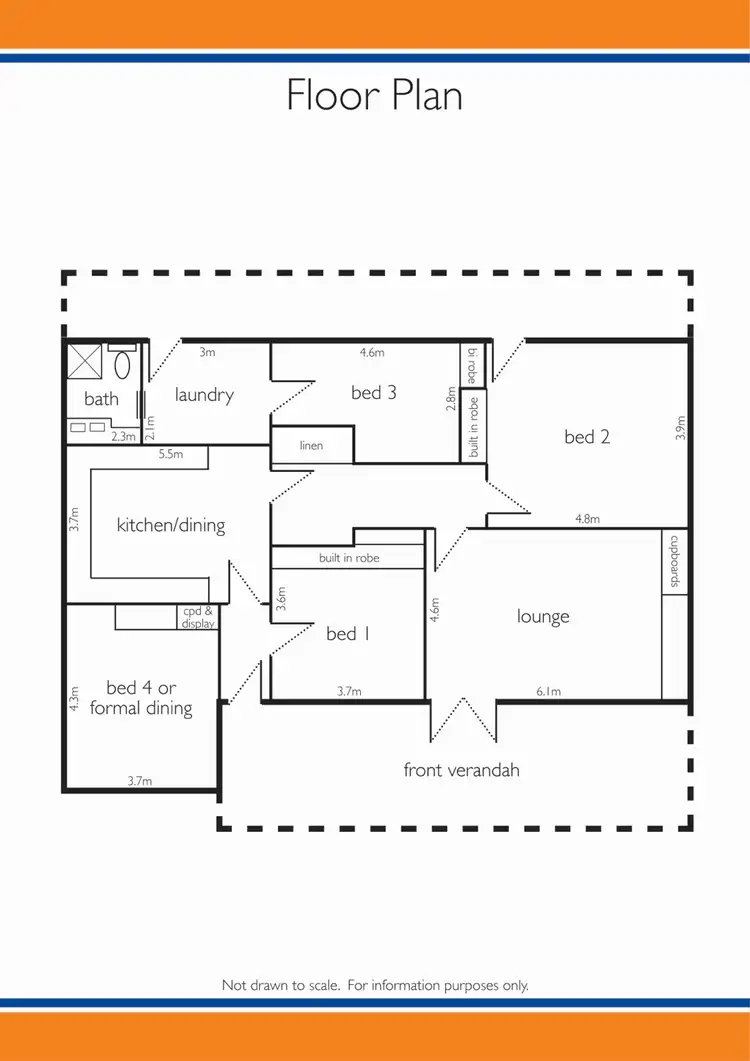Floorplan of Homely house listing, 2 Park Terrace, Naracoorte SA 5271