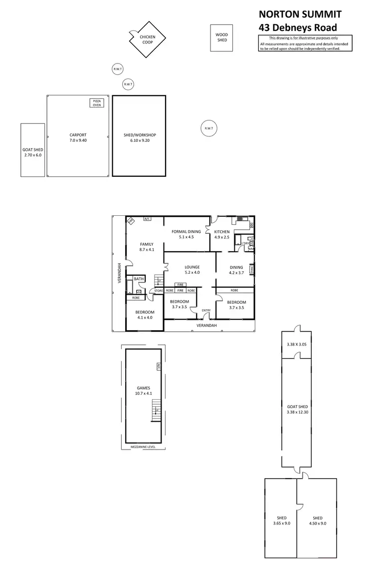 Floorplan of Homely house listing, 183 Debneys Road, Norton Summit SA 5136