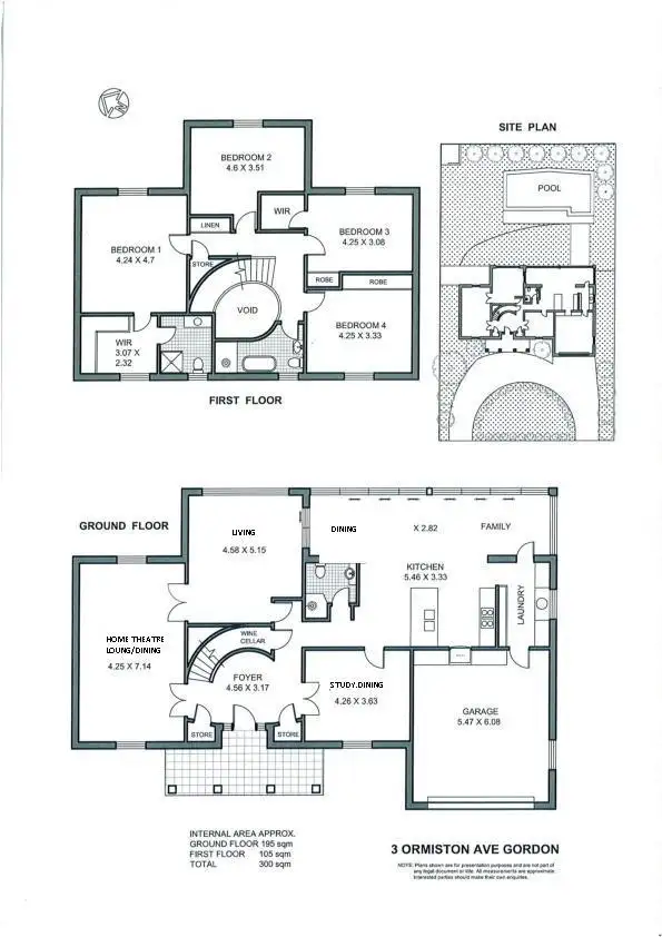 Floorplan of Homely house listing, 3 Ormiston Ave, Gordon NSW 2072