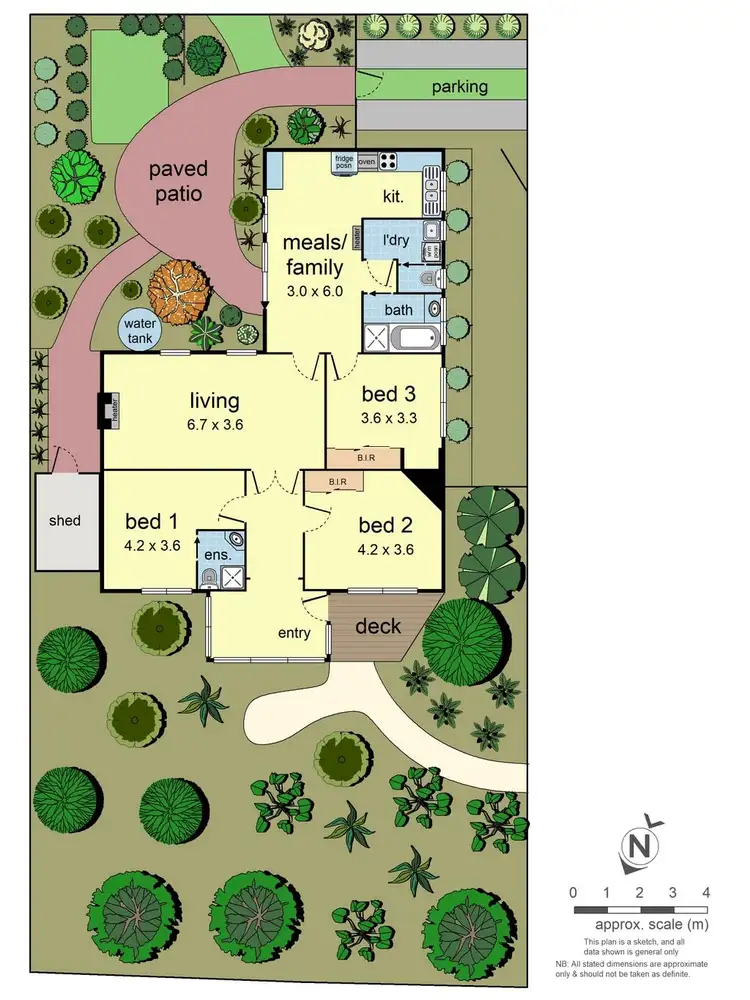 Floorplan of Homely house listing, 14 Rae Avenue, Edithvale VIC 3196