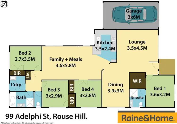 Floorplan of Homely house listing, 99 Adelphi Street, Rouse Hill NSW 2155
