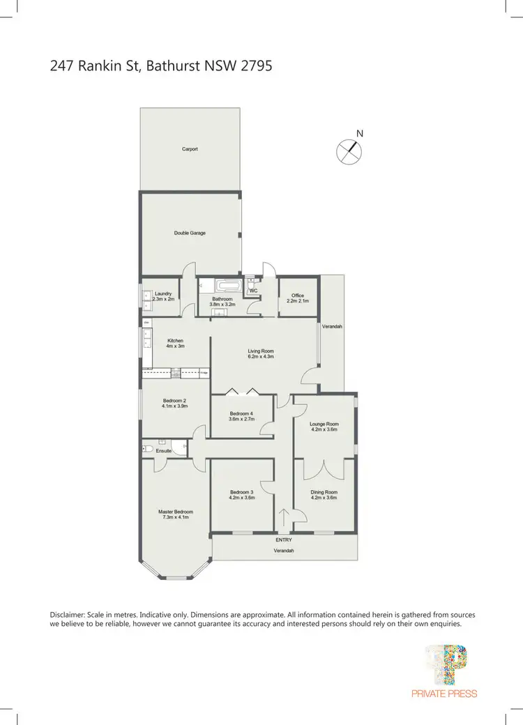 Floorplan of Homely house listing, 247 Rankin Street, Bathurst NSW 2795