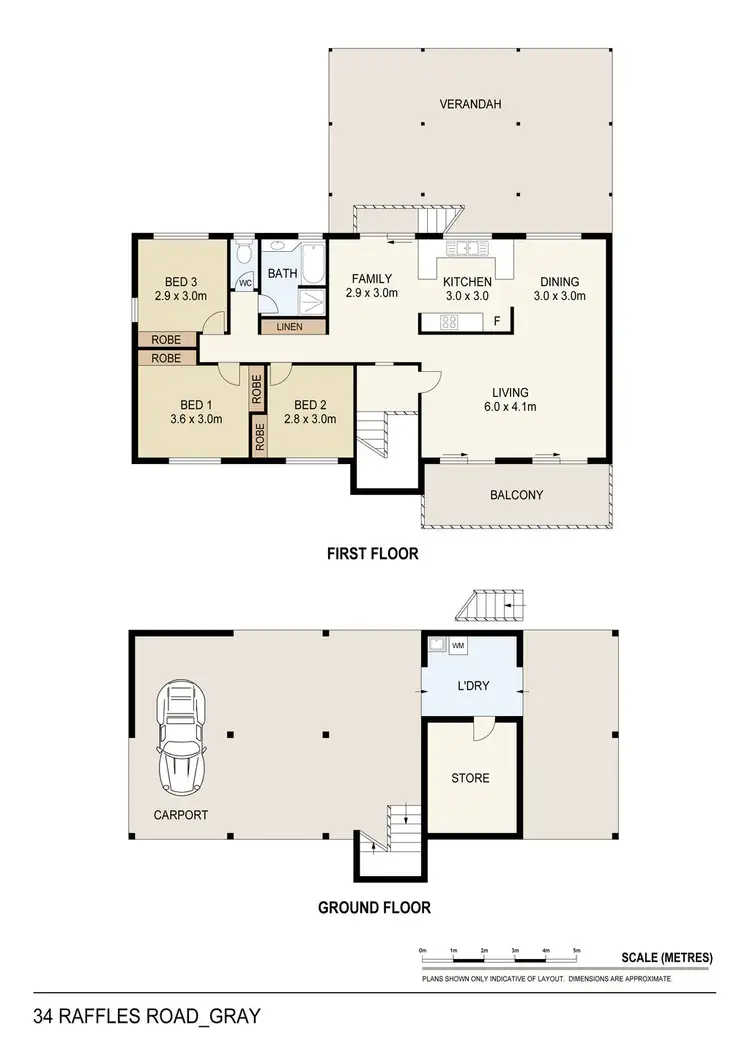 Floorplan of Homely house listing, 34 Raffles Road, Gray NT 830