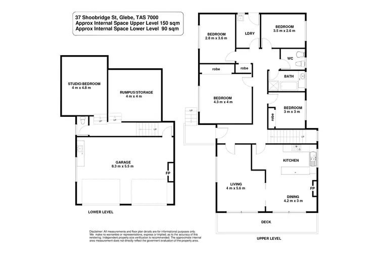 Floorplan of Homely house listing, 37 Shoobridge Street, Glebe TAS 7000