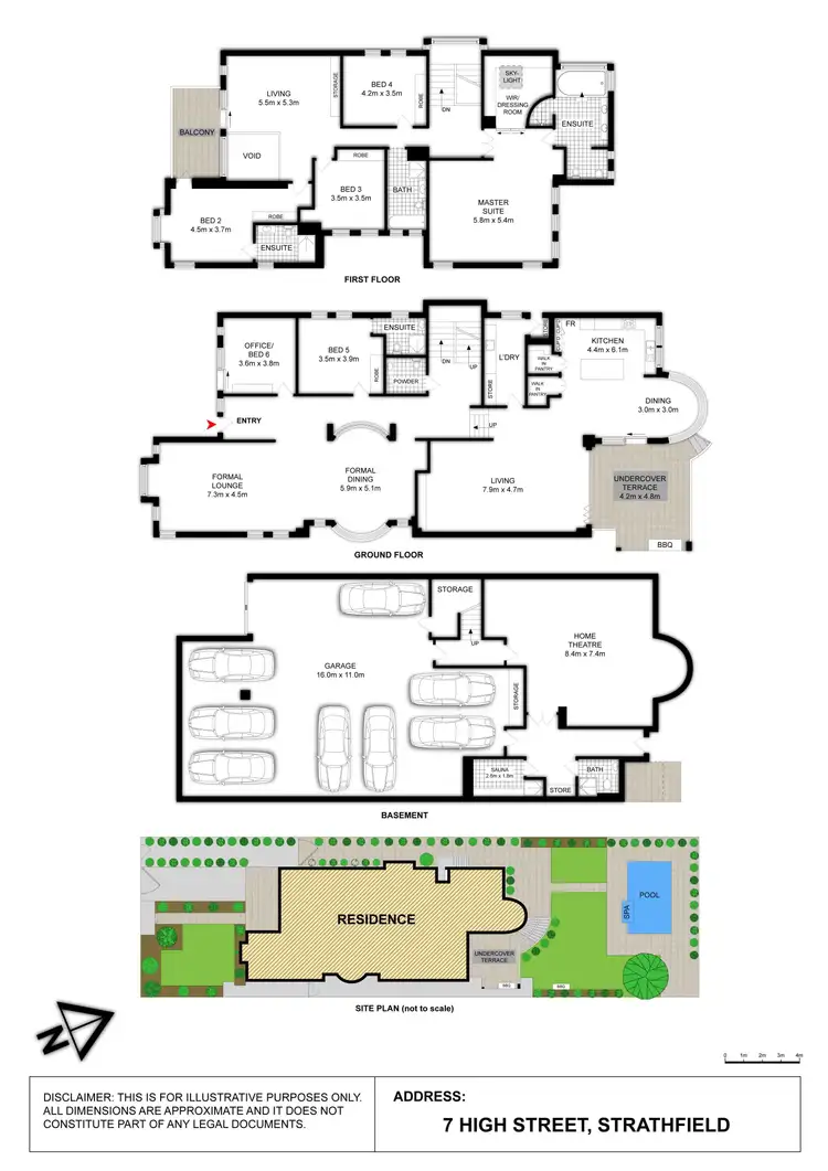 Floorplan of Homely house listing, 7 HIGH STREET, Strathfield NSW 2135