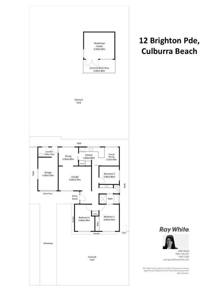 Floorplan of Homely house listing, 12 Brighton Parade, Culburra Beach NSW 2540