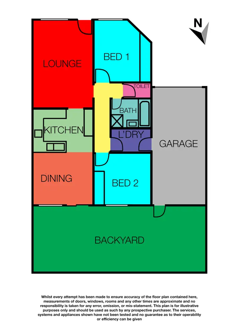 Floorplan of Homely unit listing, 3/47 Ellt Crescent, Noble Park VIC 3174