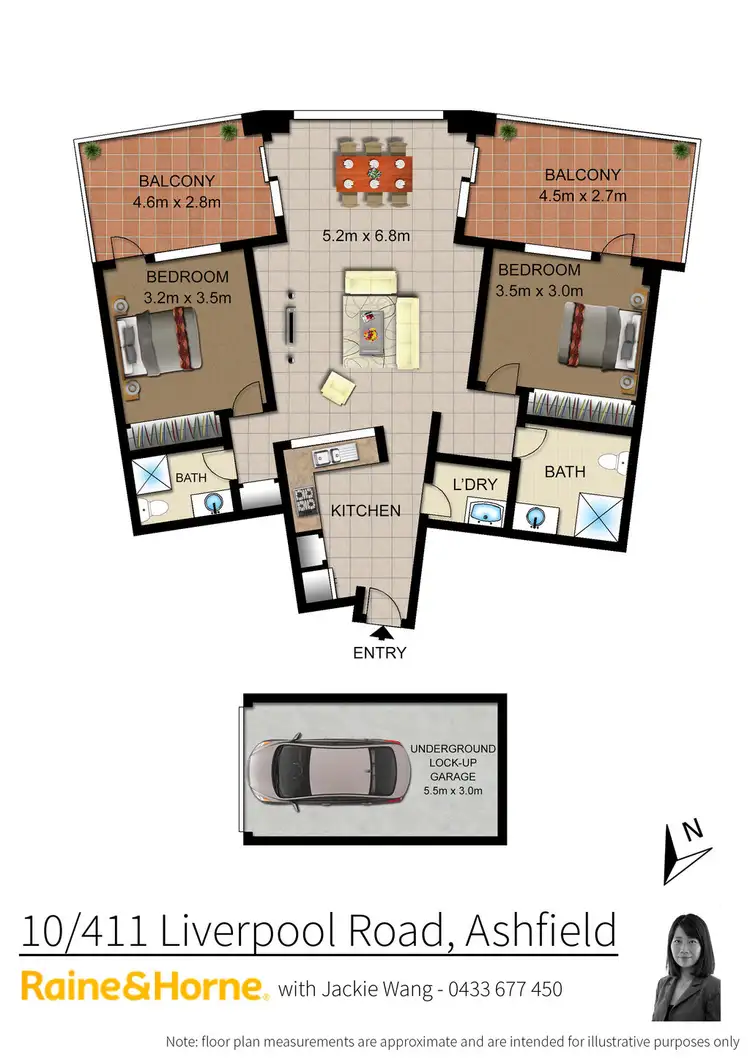 Floorplan of Homely apartment listing, 10/411 Liverpool Road, Ashfield NSW 2131