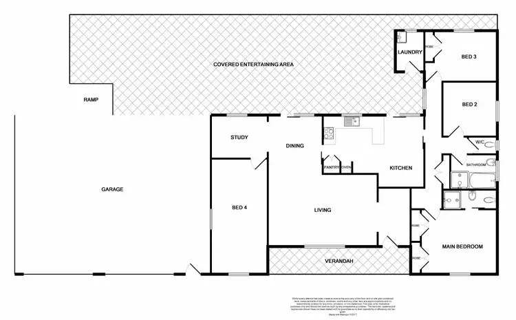 Floorplan of Homely house listing, 1549 Paterson Road, Paterson NSW 2421