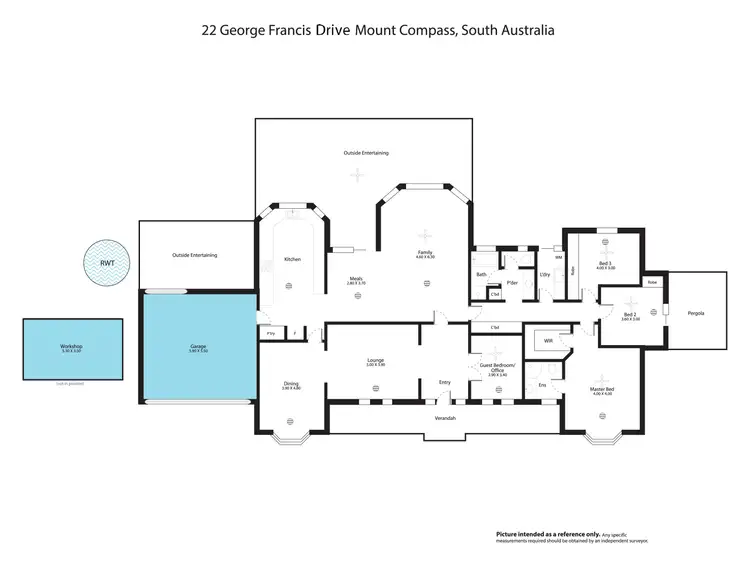Floorplan of Homely house listing, 22 George Francis Drive, Mount Compass SA 5210