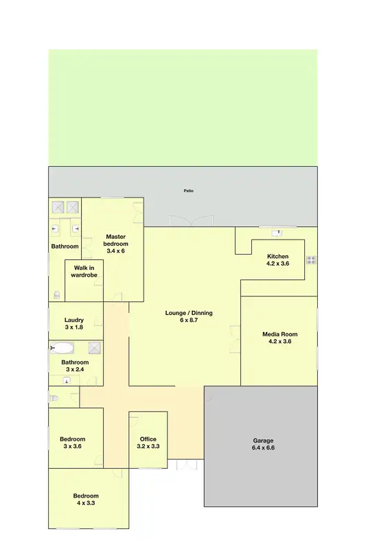 Floorplan of Homely house listing, 46 Robertson Drive, Burnside QLD 4560