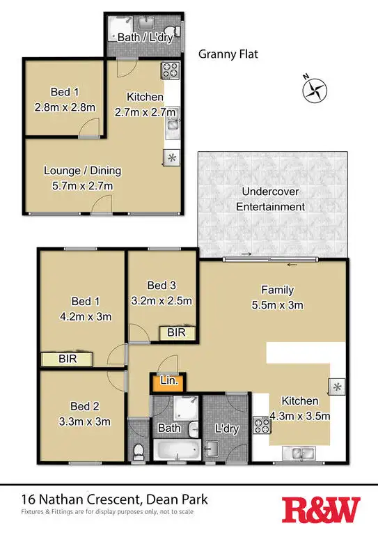 Floorplan of Homely house listing, 16 & 16a Nathan Crescent, Dean Park NSW 2761