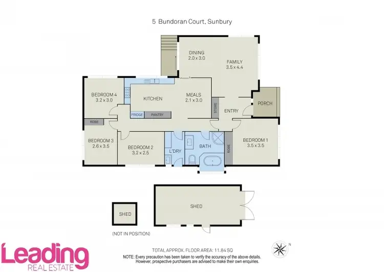 Floorplan of Homely house listing, 5 Bundoran Court, Sunbury VIC 3429