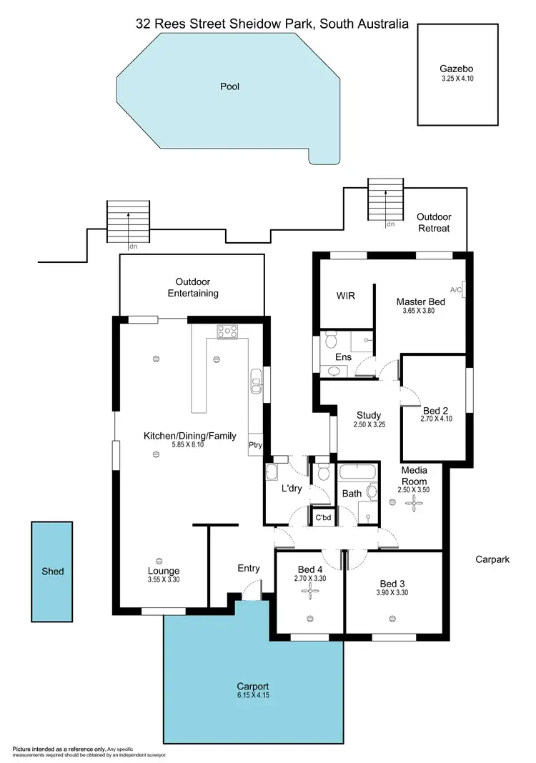 Floorplan of Homely house listing, 32 Rees Street, Sheidow Park SA 5158
