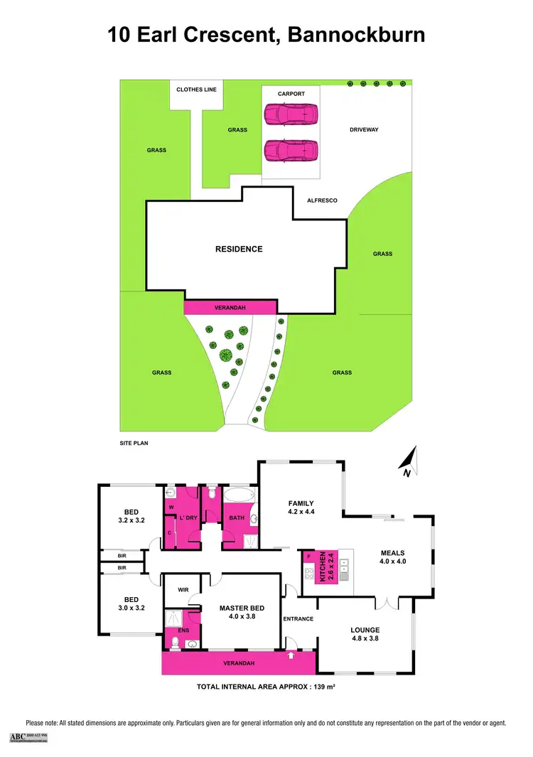 Floorplan of Homely house listing, 10 Earl Crescent, Bannockburn VIC 3331
