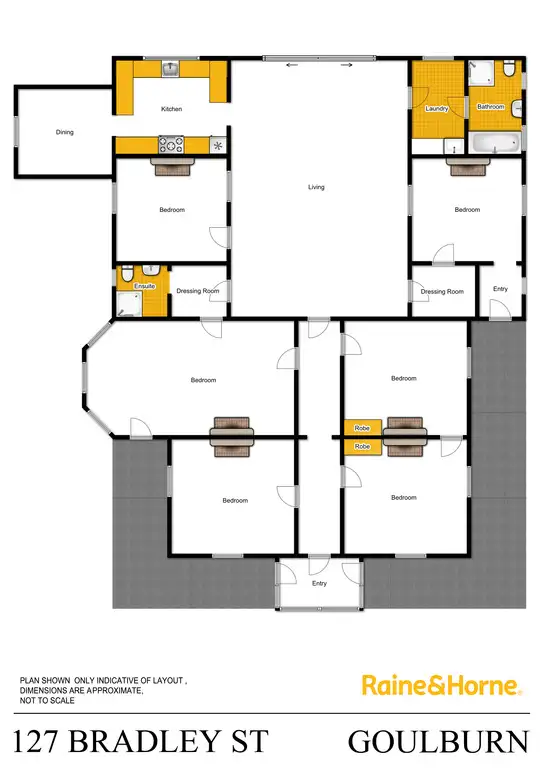 Floorplan of Homely house listing, 127 Bradley Street, Goulburn NSW 2580
