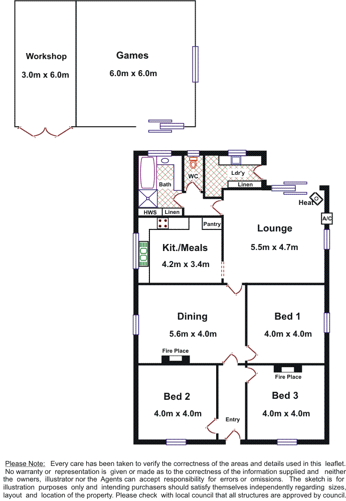 Floorplan of Homely house listing, 29 Mawson Road, Meadows SA 5201