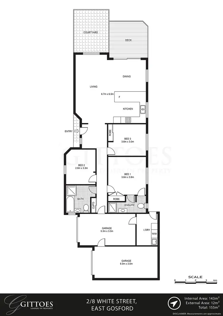 Floorplan of Homely villa listing, 2/8-10 White Street, East Gosford NSW 2250