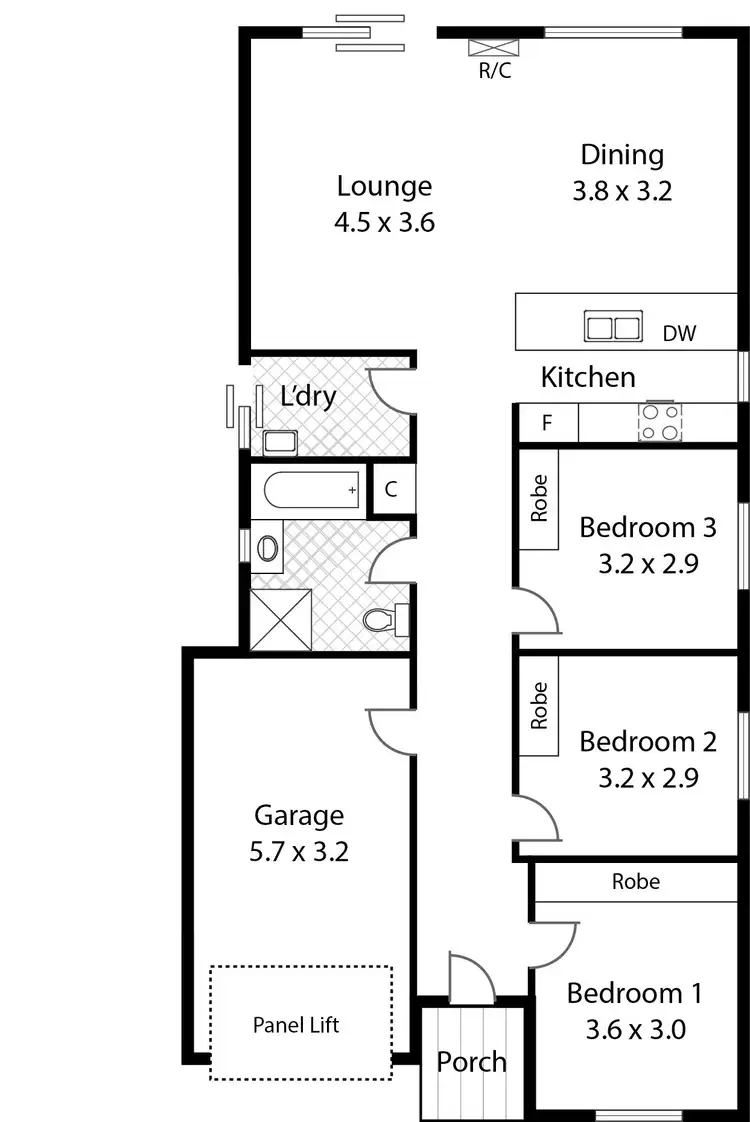 Floorplan of Homely house listing, 45 Gairdner Boulevard, Andrews Farm SA 5114