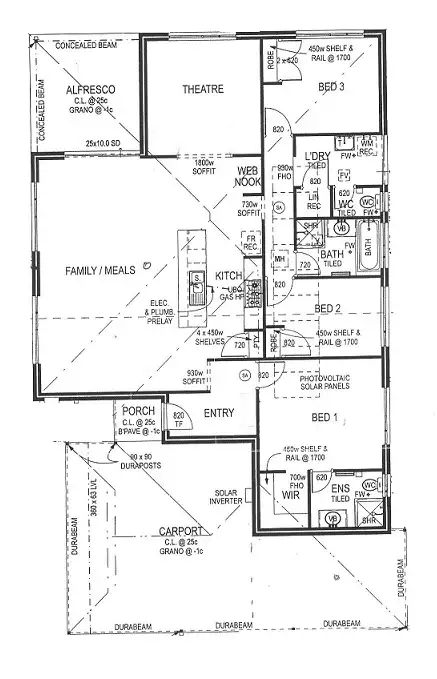 Floorplan of Homely house listing, 29A Ewart Street, Midvale WA 6056