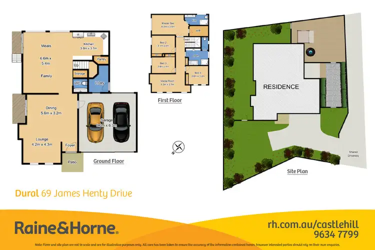 Floorplan of Homely house listing, 69 James Henty Drive, Dural NSW 2158