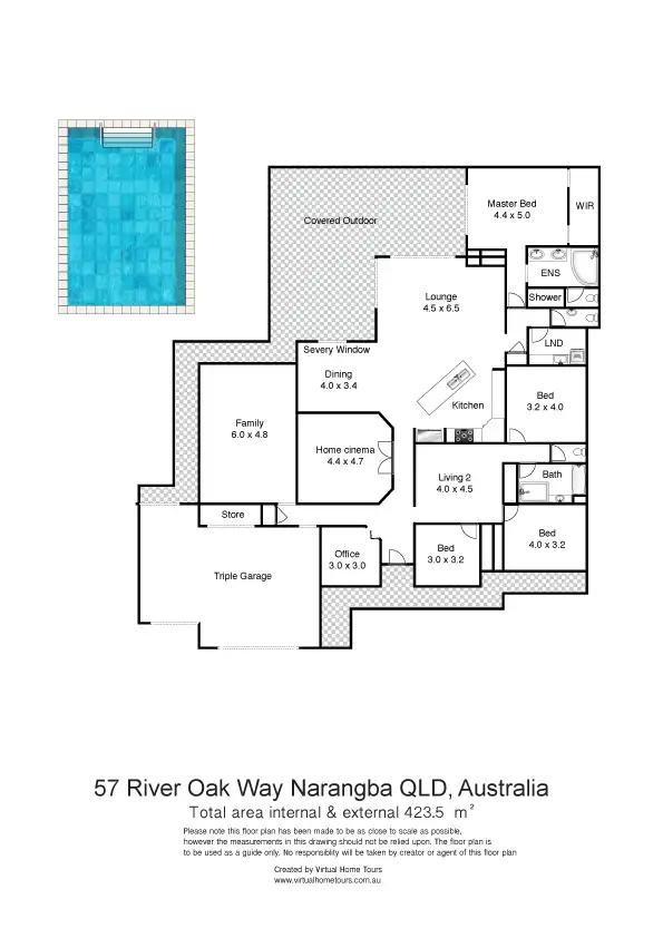 Floorplan of Homely house listing, 57 River Oak Way, Narangba QLD 4504