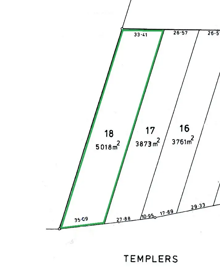 Floorplan of Homely land listing, Lot 18 Templers Road, Templers SA 5371