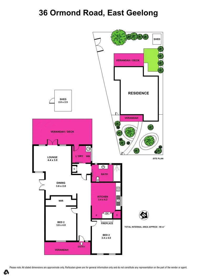 Floorplan of Homely house listing, 36 Ormond Road, East Geelong VIC 3219