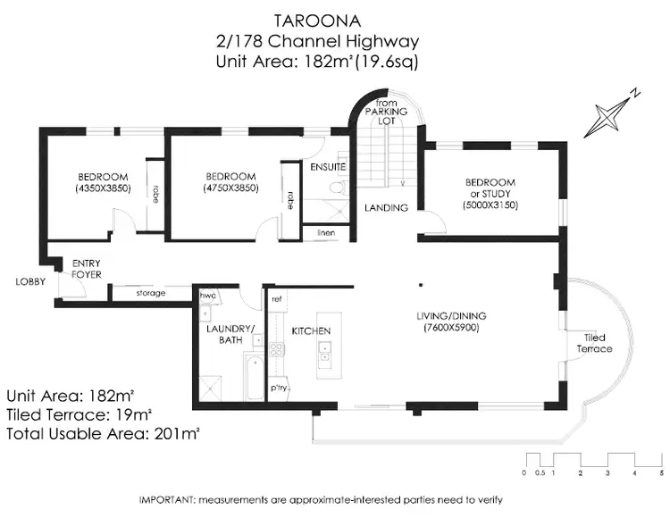 Floorplan of Homely house listing, 2/178 Channel Highway, Taroona TAS 7053