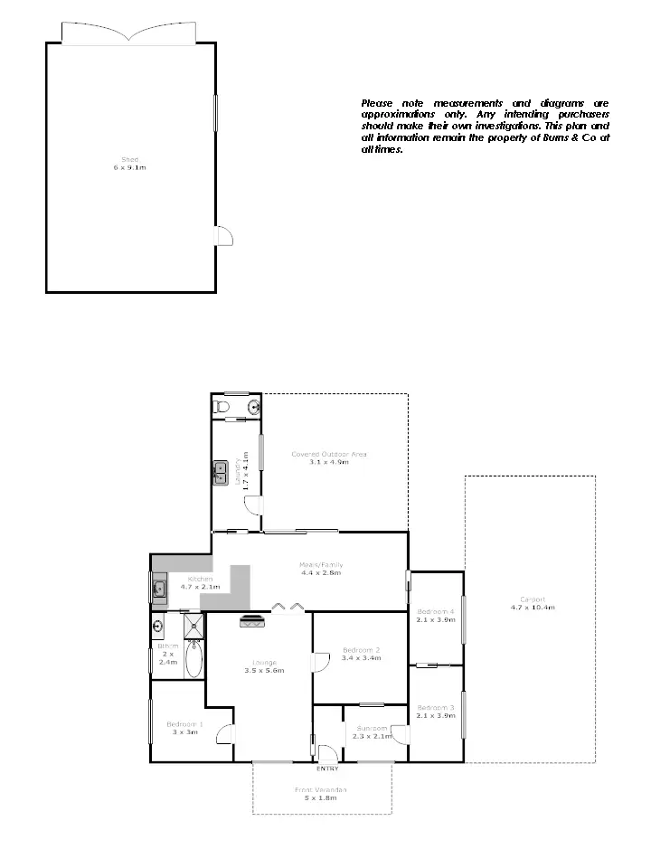 Floorplan of Homely house listing, 8 Gum Street, Red Cliffs VIC 3496
