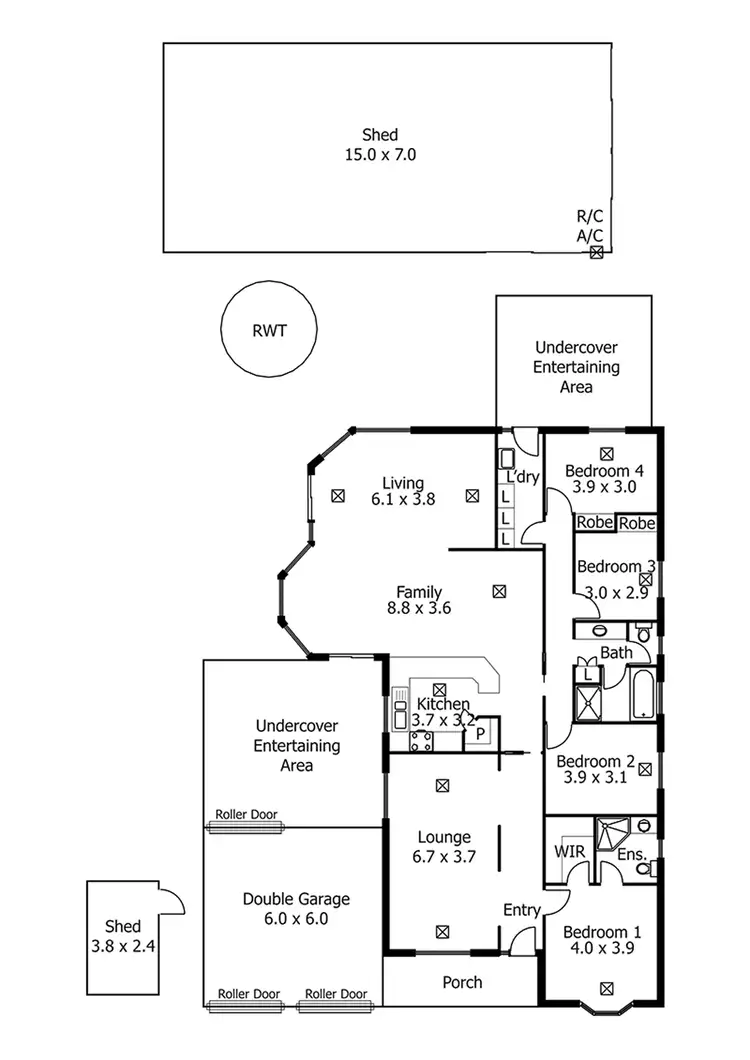 Floorplan of Homely house listing, 15 George Francis Drive, Mount Compass SA 5210