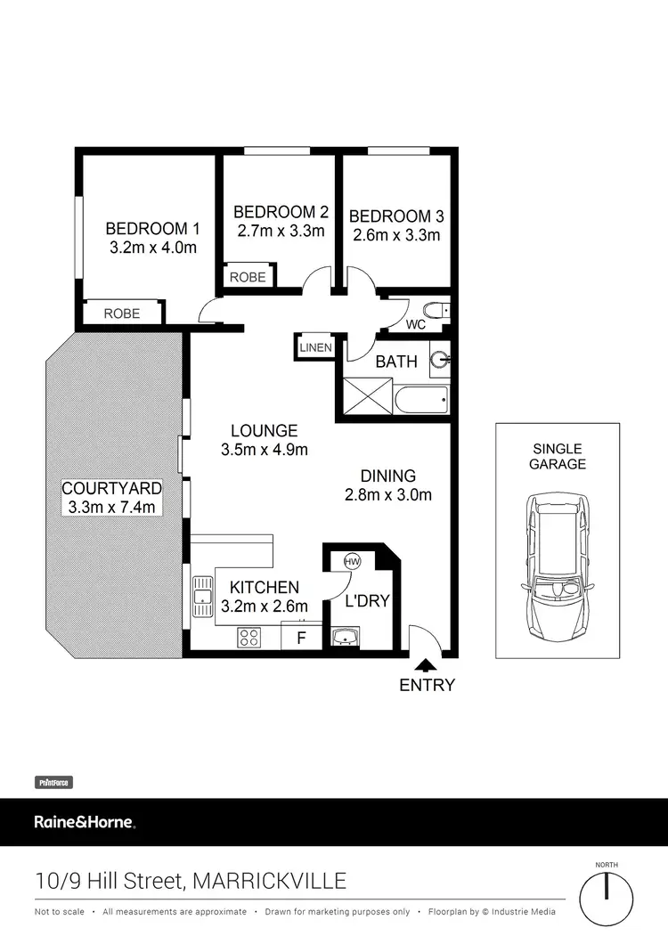 Floorplan of Homely apartment listing, 10/9 Hill Street, Marrickville NSW 2204