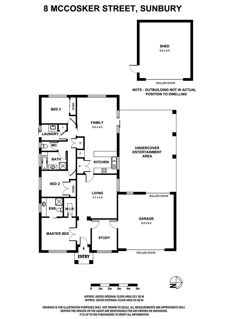 Floorplan of Homely house listing, 8 McCosker St, Sunbury VIC 3429