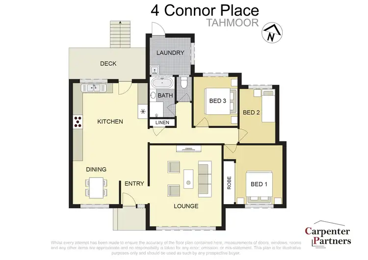 Floorplan of Homely house listing, 4 Connor Place, Tahmoor NSW 2573