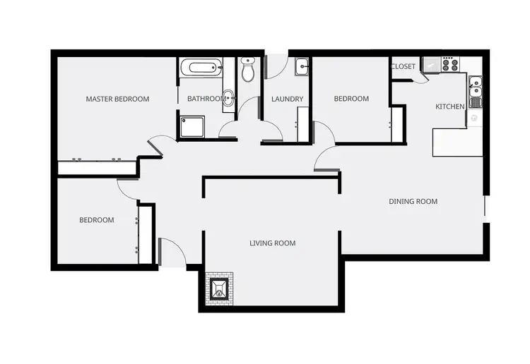 Floorplan of Homely house listing, 21 Curran Close, Mildura VIC 3500