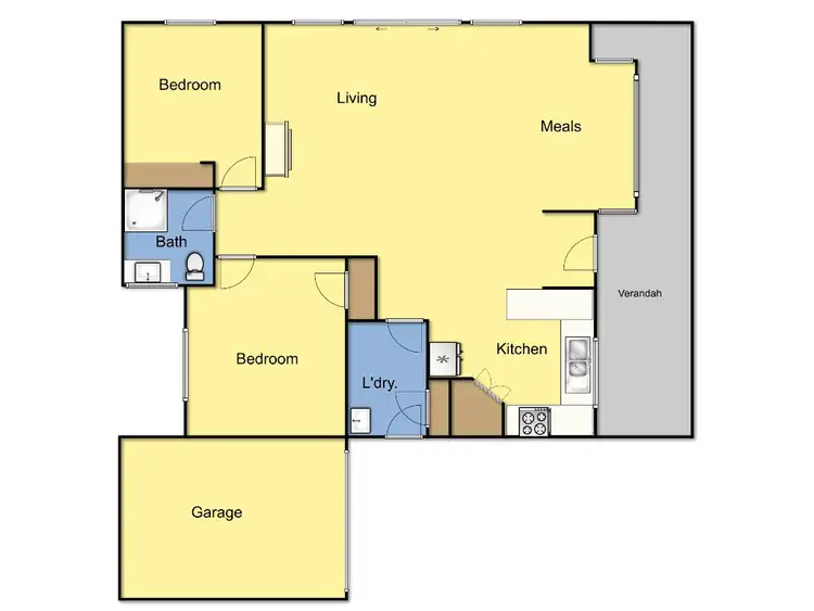 Floorplan of Homely house listing, 3 Turner Place, South Geelong VIC 3220